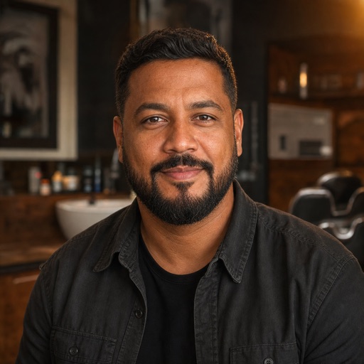 Proprietário de uma barbearia